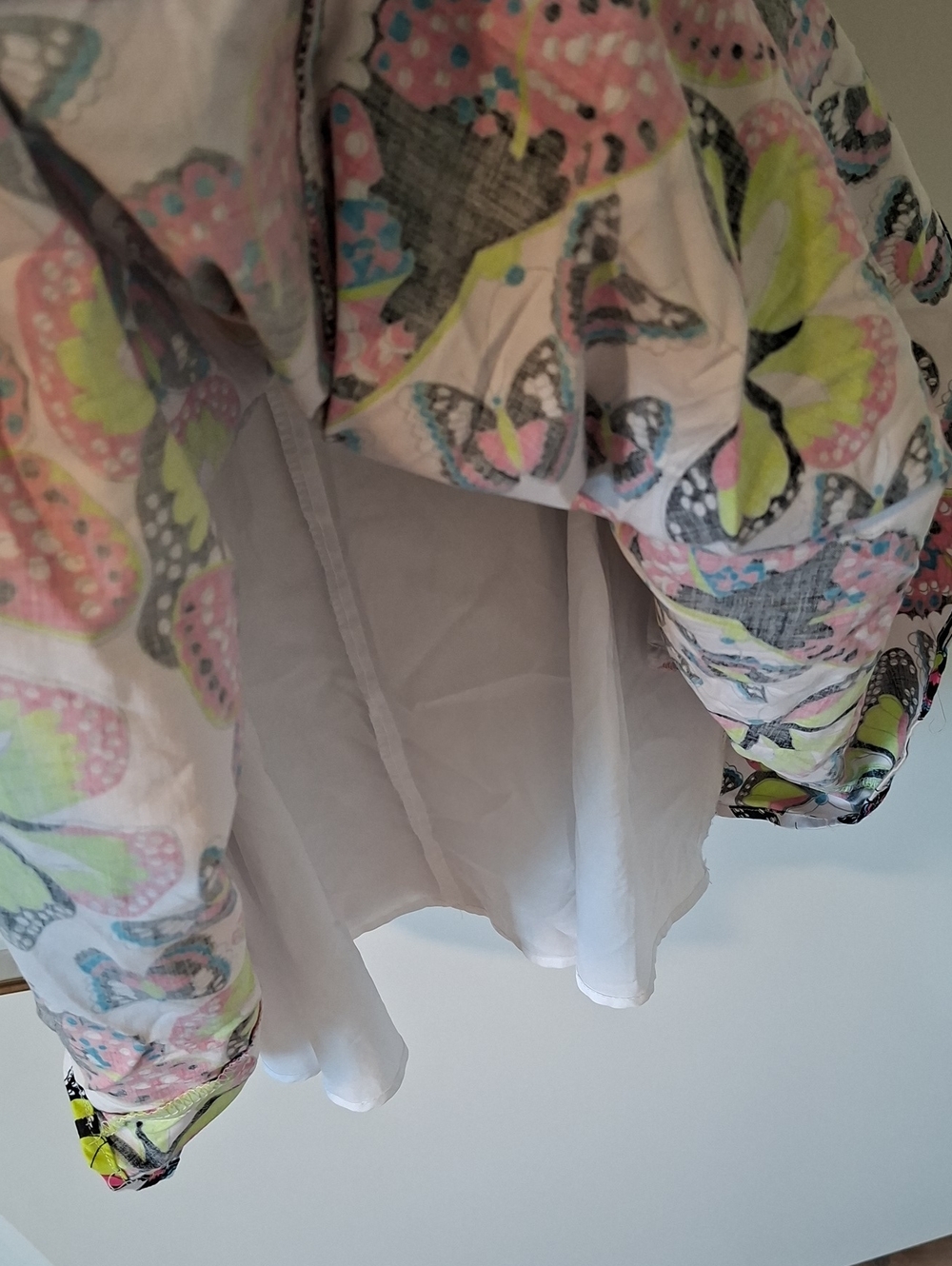Betsey Johnson Vintage Y2K Babydoll Butterfly Print Mini Dress (Size US 4) - Picture 8 of 9